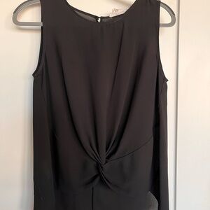 Elegant Black Sleeveless Top